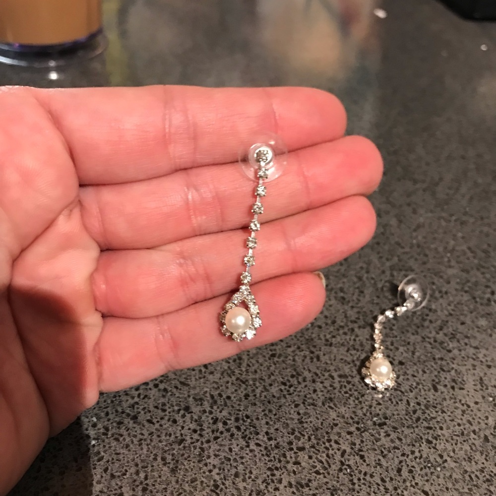Earrings from David’s Bridal